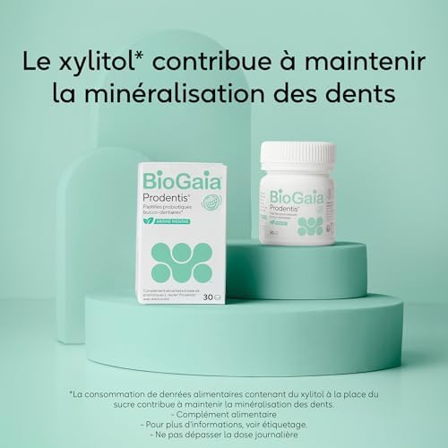 BioGaia Prodentis Pastilles Probiotiques Bucco-Dentaire | Équilibre de la Flore Buccale | Complément Alimentaire Contena